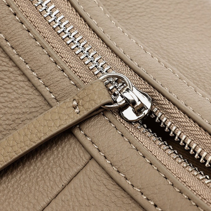 Bolso hobo de piel granulada