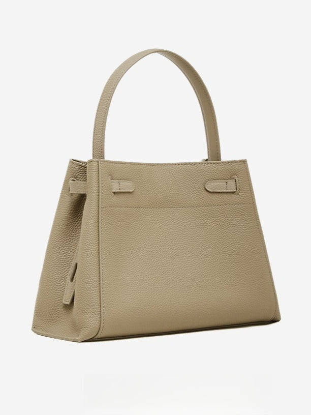 Bolso tote cubo Kelly de piel de gran capacidad