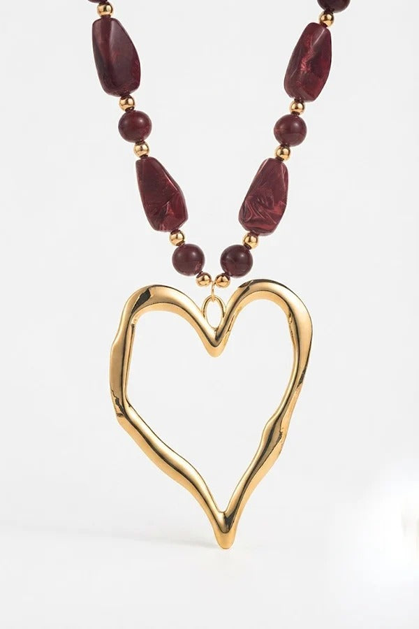 Collar corto de perlas irregulares