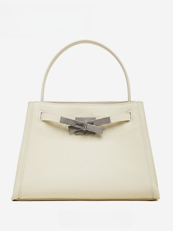 Bolso tote cubo Kelly de piel de gran capacidad