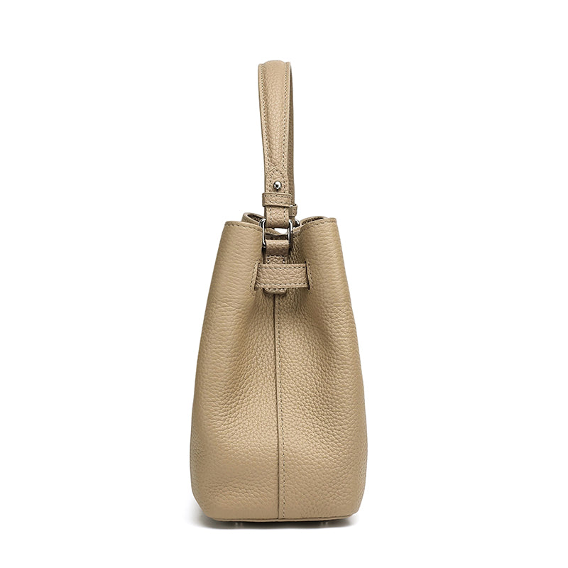 Bolso clutch satchel de piel