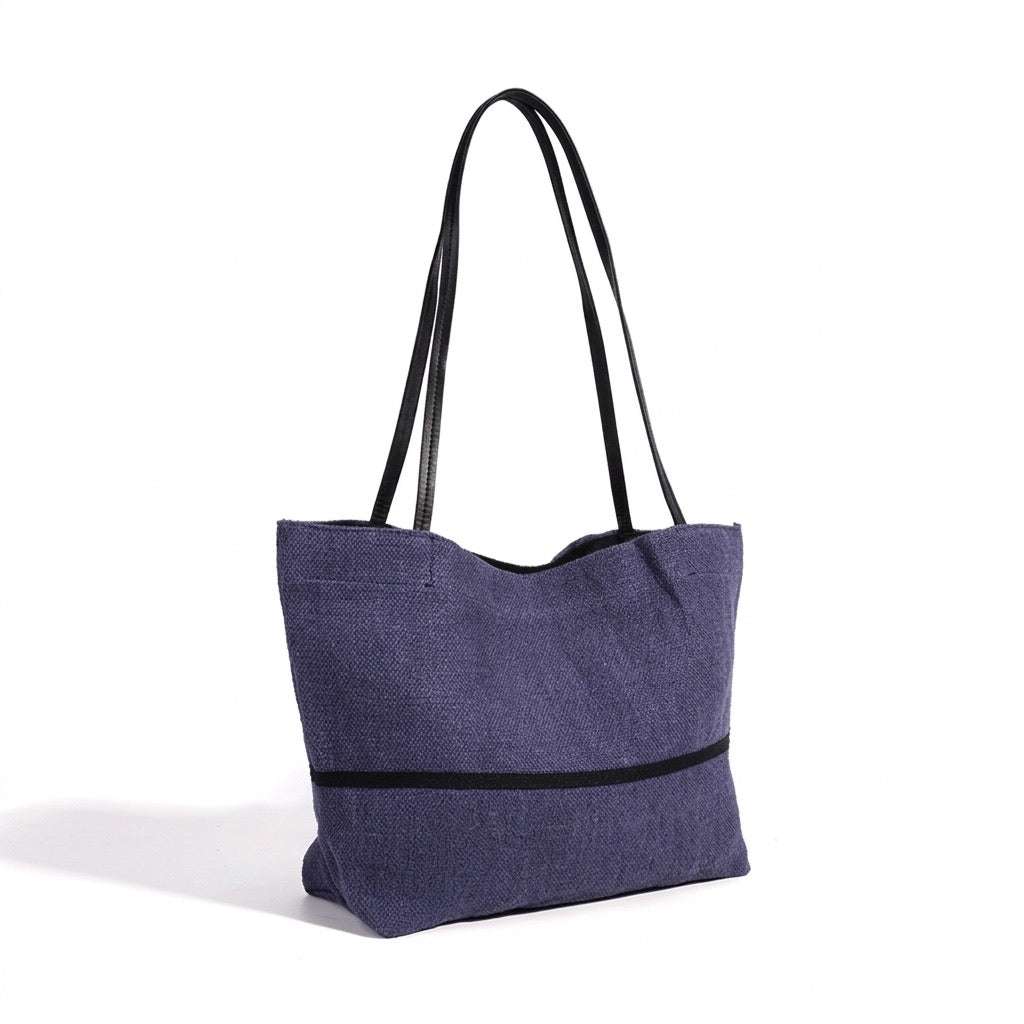 Bolso tote de lino