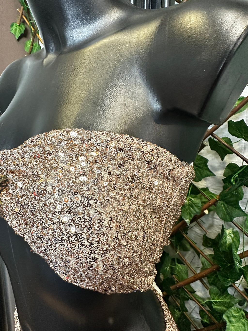 Conjunto con estrella de mar en lentejuelas
