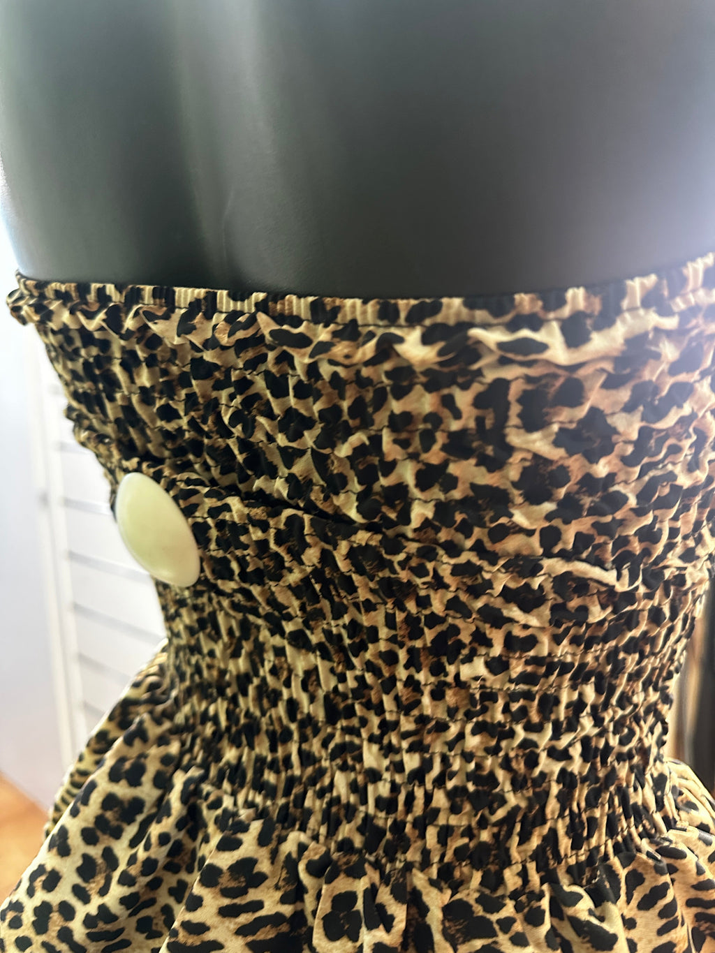 Vestido corto leopardo