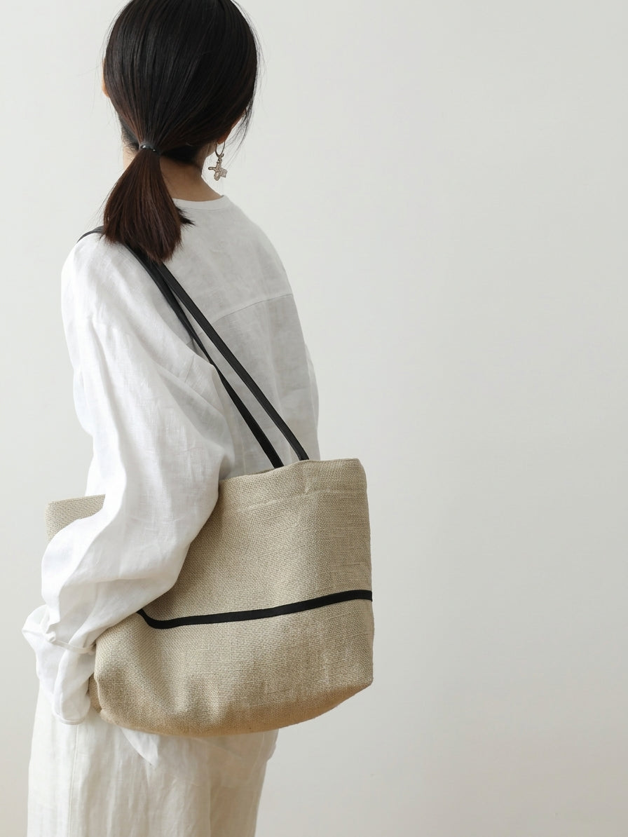 Bolso tote de lino