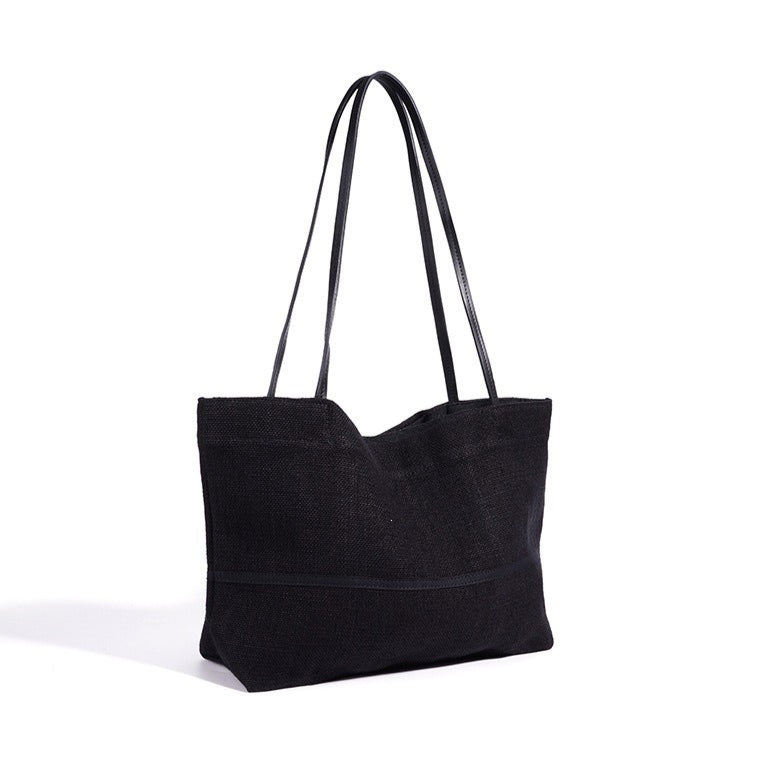 Bolso tote de lino