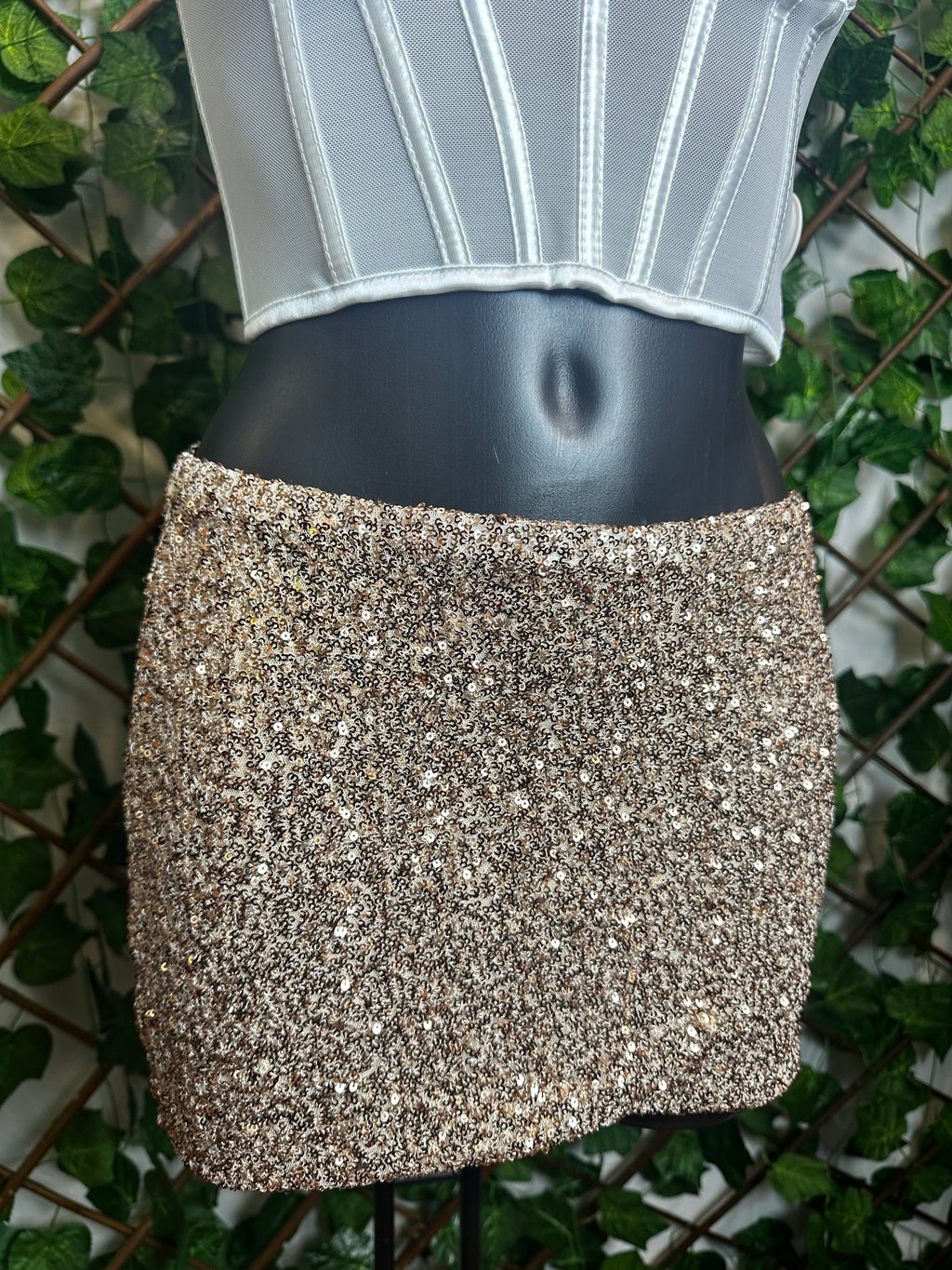 Conjunto con estrella de mar en lentejuelas
