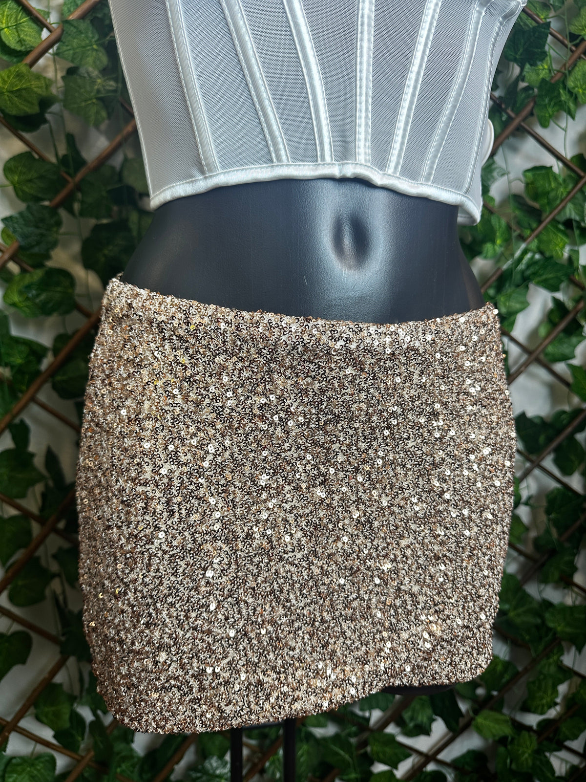 Conjunto con estrella de mar en lentejuelas