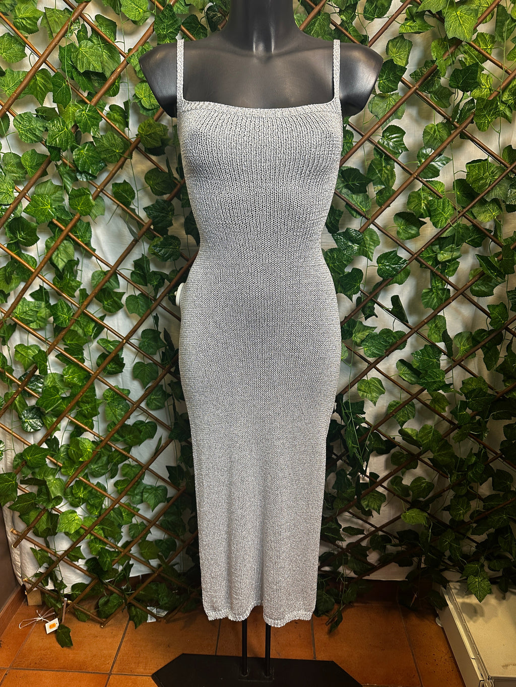 Vestido largo de verano con espalda descubierta