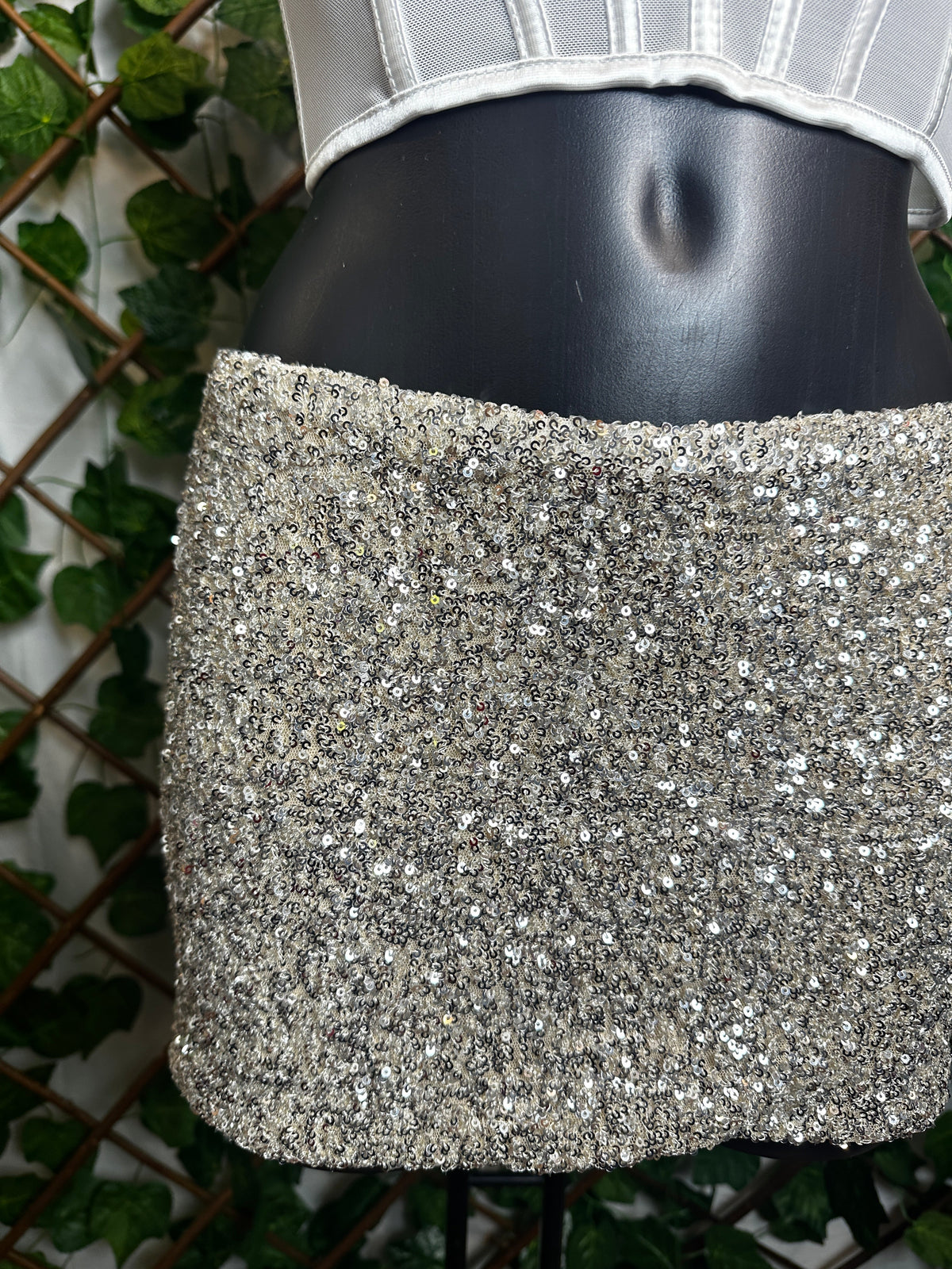 Conjunto con estrella de mar en lentejuelas