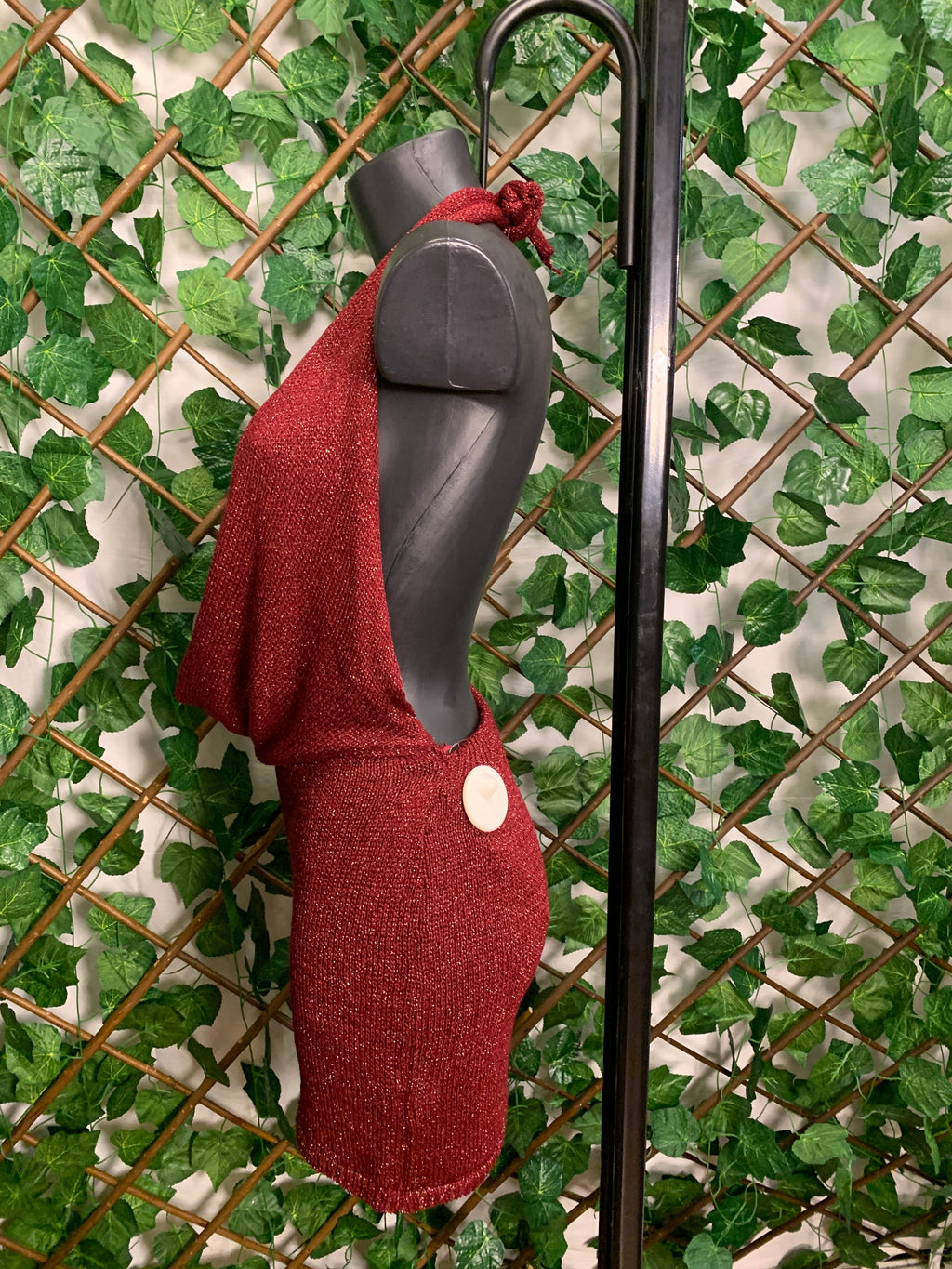 Mini vestido de fiesta para noches con cuello