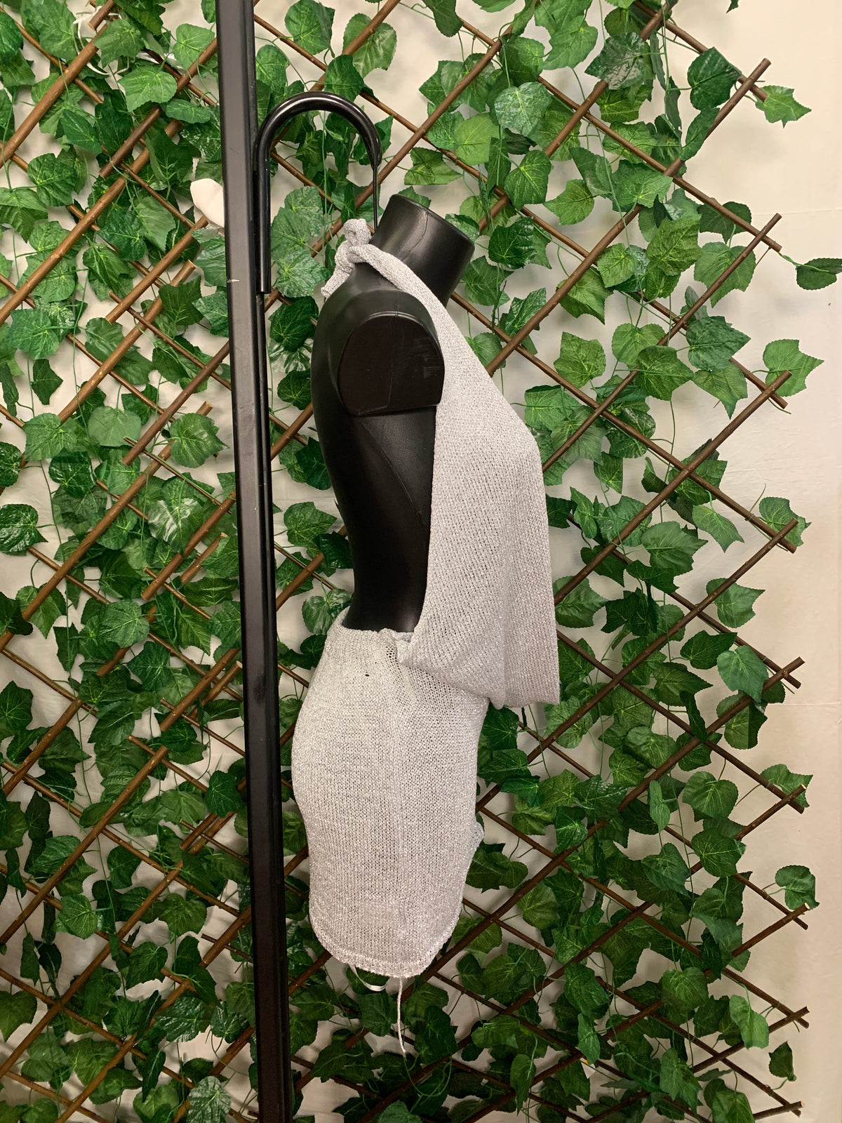 Mini vestido de fiesta para noches con cuello