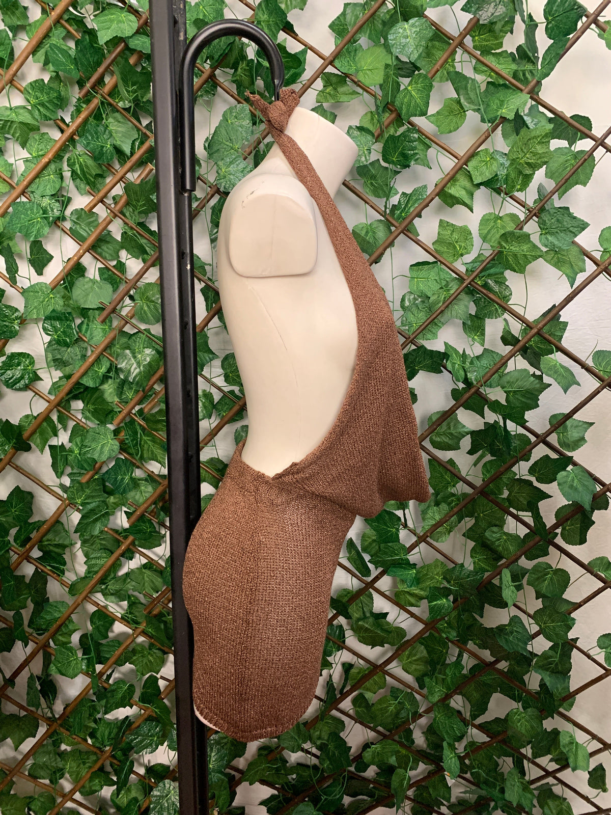Mini vestido de fiesta para noches con cuello