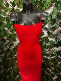 Vestido largo liso | TU