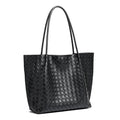 Bolso tote de piel trenzada