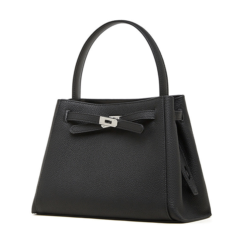 Bolso tote cubo Kelly de piel de gran capacidad