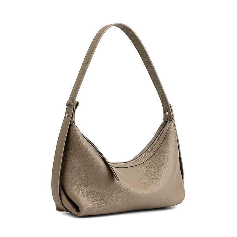 Bolso hobo de piel granulada