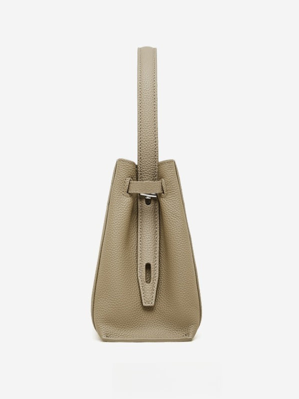 Bolso tote cubo Kelly de piel de gran capacidad