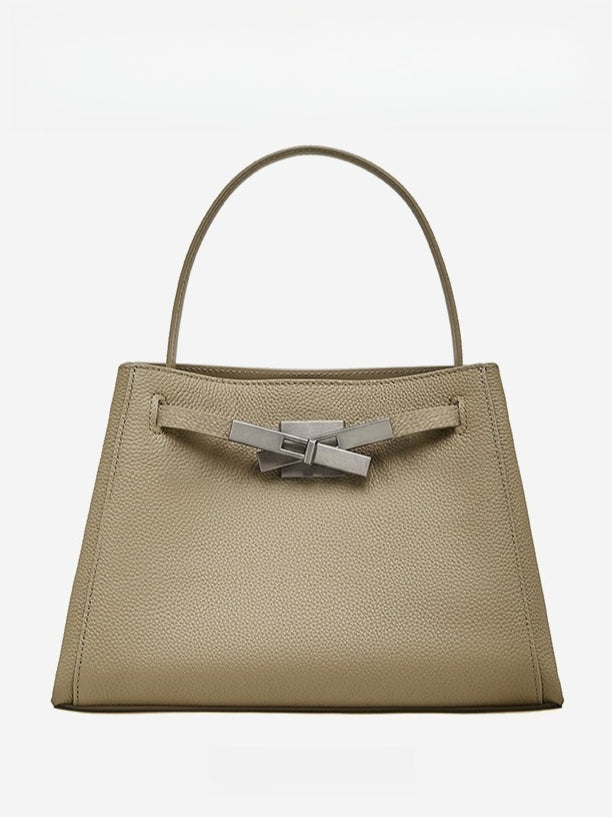 Bolso tote cubo Kelly de piel de gran capacidad