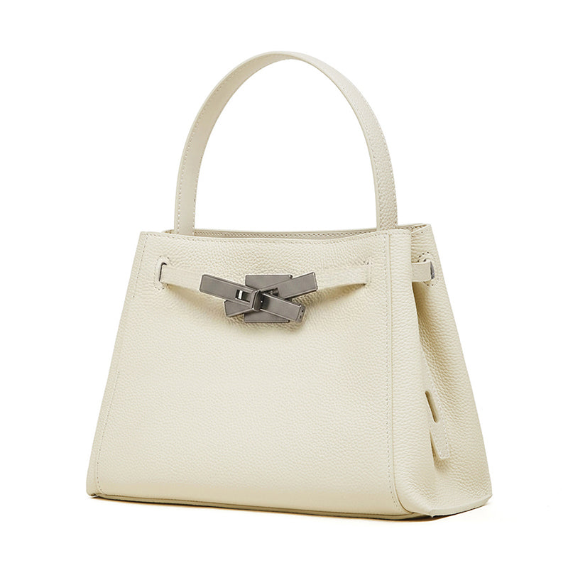 Bolso tote cubo Kelly de piel de gran capacidad
