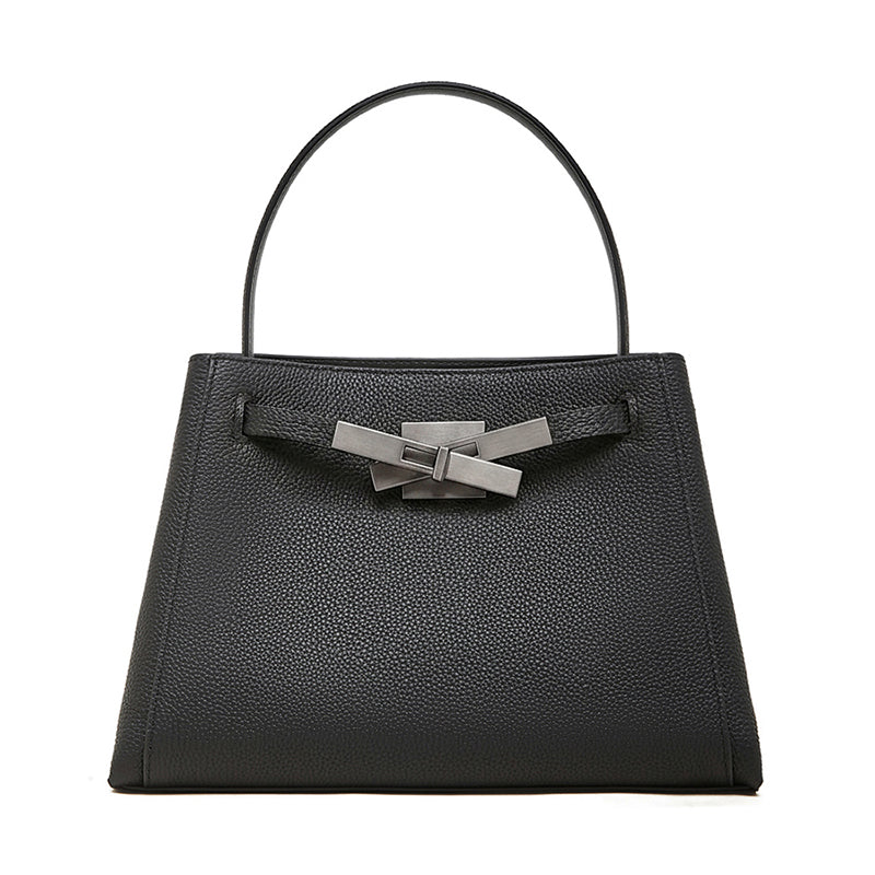 Bolso tote cubo Kelly de piel de gran capacidad
