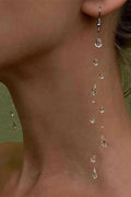 Pendientes de cristal en forma de gota