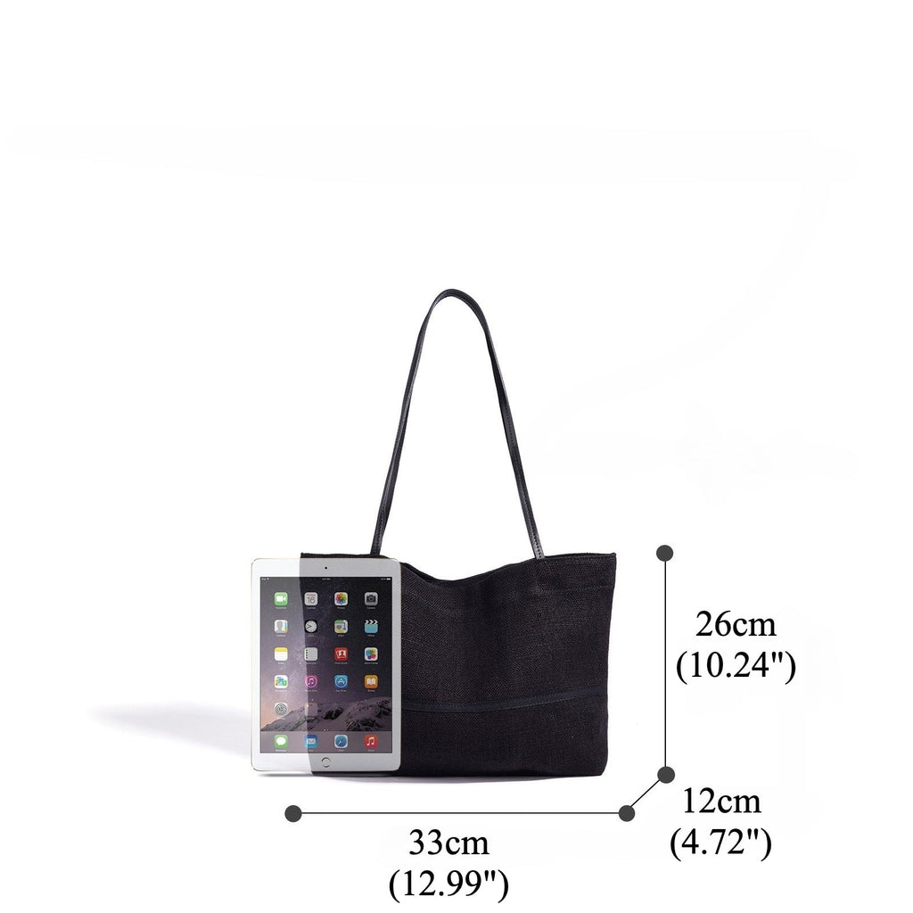 Bolso tote de lino