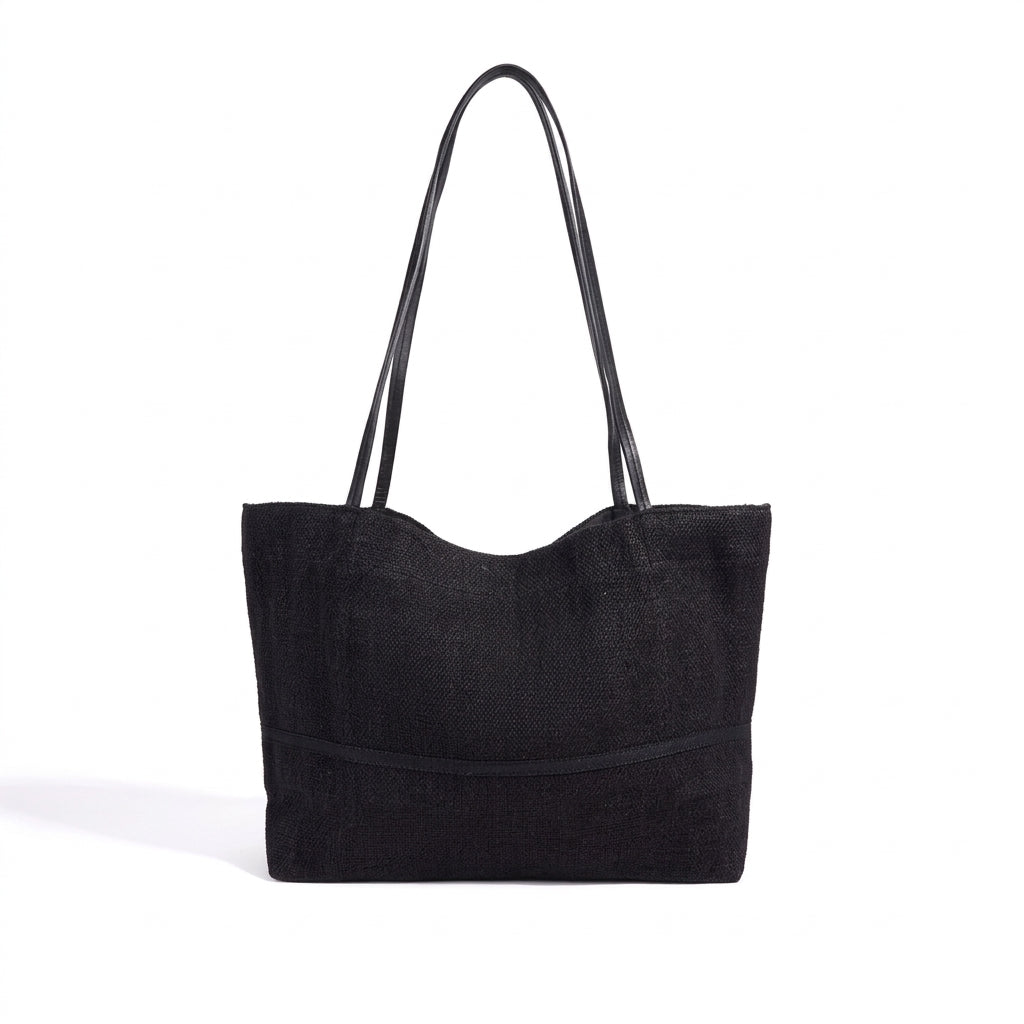 Bolso tote de lino