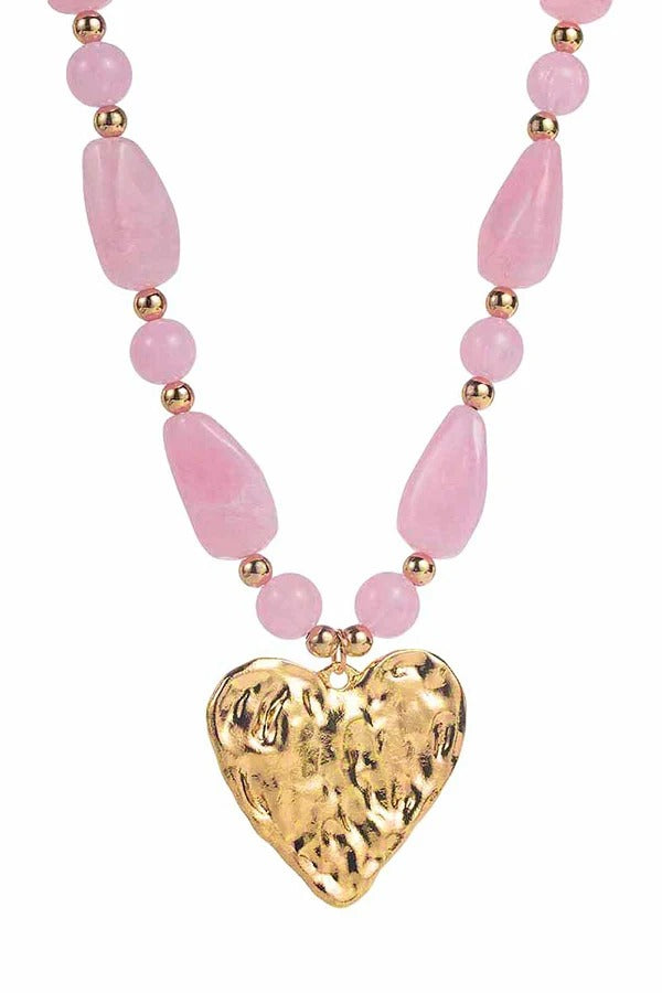 Collar corto de perlas irregulares