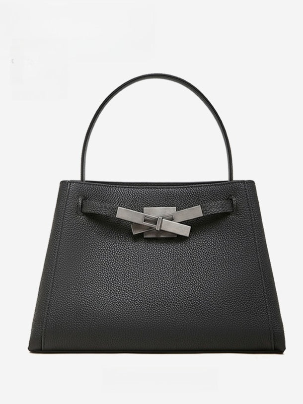 Bolso tote cubo Kelly de piel de gran capacidad