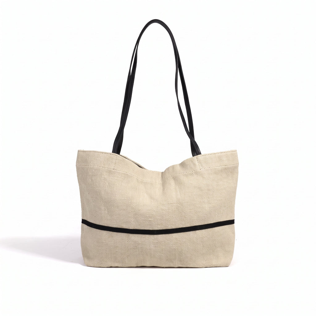 Bolso tote de lino
